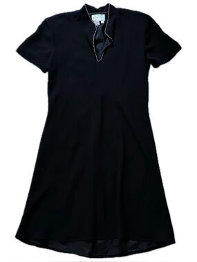 David Warren Petite Black Dress